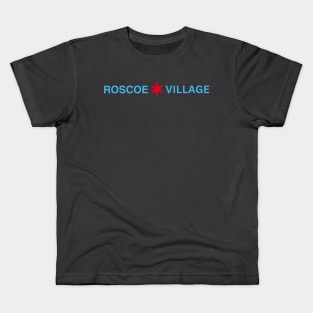 Roscoe Village Chicago Neighborhood Shirt Kids T-Shirt